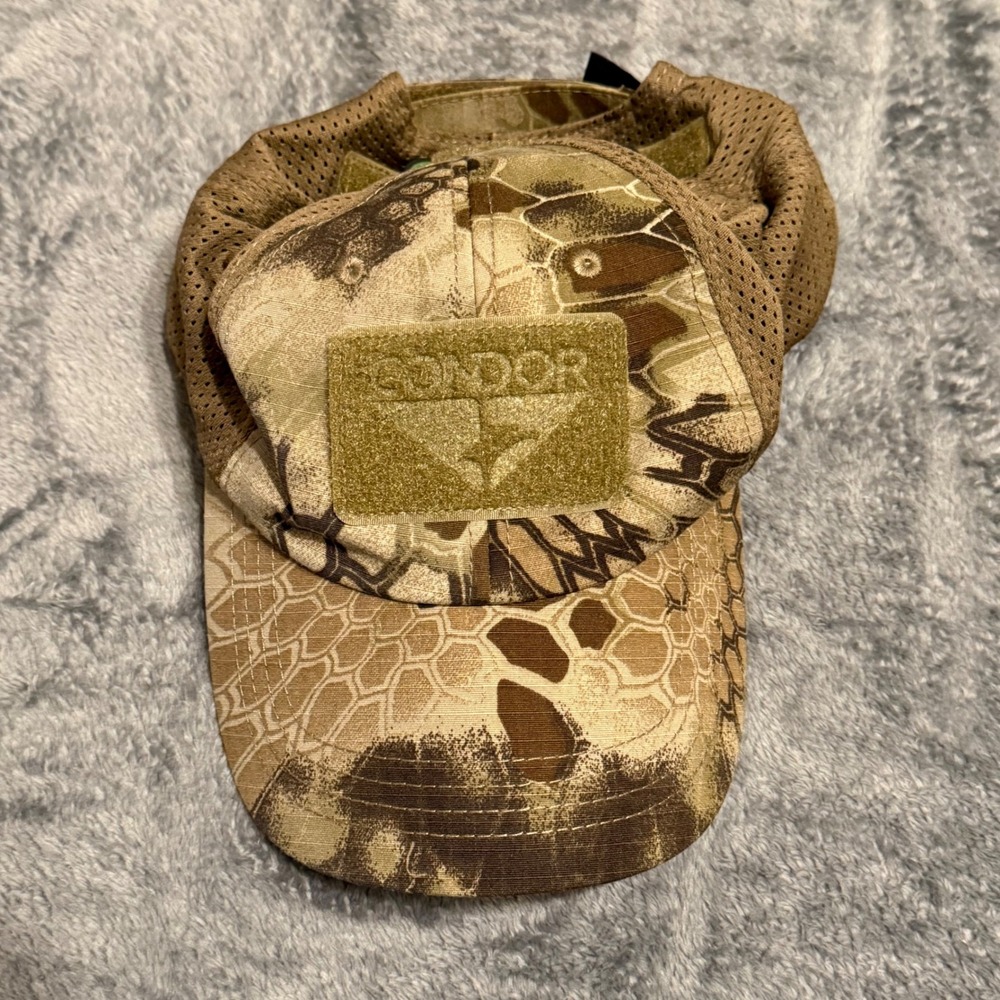 Condor Tactical Camo Baseball Cap SUCK IT UP BUTTERCUP Patch Mesh Back